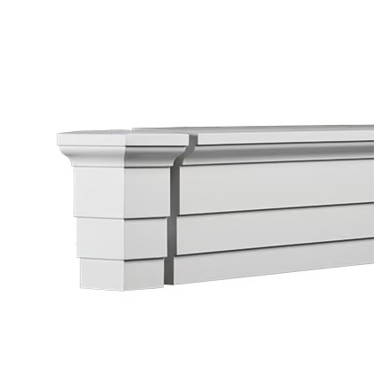 Arrêt pour corniche extérieure de façade en polyuréthane (réf. ARK-COR170)