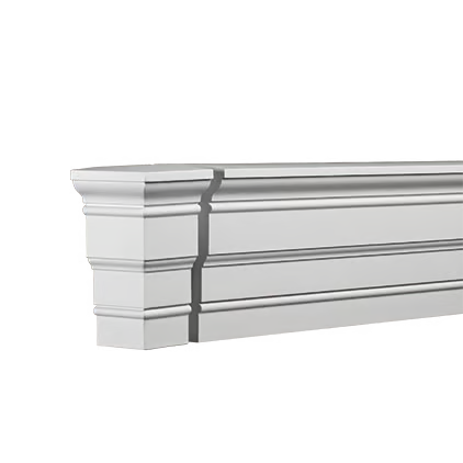 Arrêt pour corniche extérieure de façade en polyuréthane (réf. ARK-COR169)
