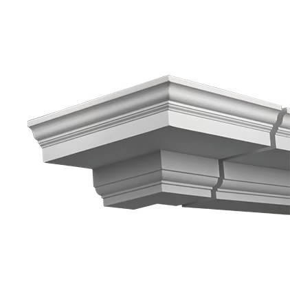 Angle pour corniche extérieure de façade en polyuréthane (réf. ARK-COR253)