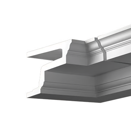 Angle pour corniche extérieure de façade en polyuréthane (réf. ARK-COR252)