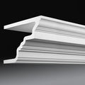 Corniche extérieure de façade en polyuréthane — 200 × 250 × 172 mm (réf. ARK-COR153)