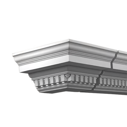 Angle pour corniche extérieure de façade en polyuréthane (réf. ARK-COR224)