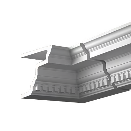 Angle pour corniche extérieure de façade en polyuréthane (réf. ARK-COR221)