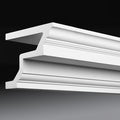 Corniche extérieure de façade en polyuréthane — 200 × 202 × 168 mm (réf. ARK-COR147)