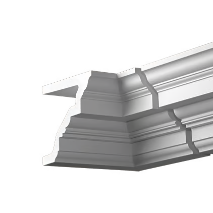 Angle pour corniche extérieure de façade en polyuréthane (réf. ARK-COR214)