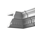 Angle pour corniche extérieure de façade en polyuréthane (réf. ARK-COR211)