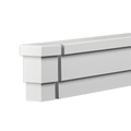 Arrêt pour corniche extérieure de façade en polyuréthane (réf. ARK-COR179)