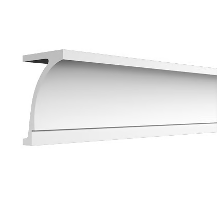 Corniche extérieure de façade en polyuréthane — 200 × 250 × 350 mm (réf. ARK-COR164)