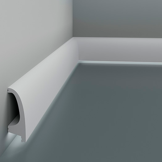 Moulure murale lumineuse pour éclairage LED — 200 × 31 × 90 mm (réf. ARK-MOU006)