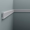 Moulure murale décorative en polyuréthane — 200 × 12 × 40 mm (réf. ARK-MOU018)