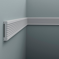 Moulure murale décorative en polyuréthane — 200 × 12 × 60 mm (réf. ARK-MOU022)