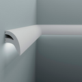 Moulure murale décorative en polyuréthane — 200 × 33 × 57 mm (réf. ARK-MOU024)