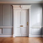 Contour de porte décoratif en polyuréthane – exemple de rendu en intérieur