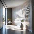 Panneau mural décoratif 3D en polyuréthane — Modèle 4 2000 mm – exemple de rendu en intérieur