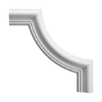 Élément d'angle pour moulure murale en polyuréthane (réf. ARK-MOU076)