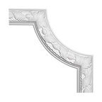 Élément d'angle pour moulure murale en polyuréthane (réf. ARK-MOU078)