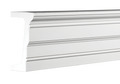 Corniche extérieure de façade en polyuréthane — 200 × 95 × 173 mm (réf. ARK-COR145)