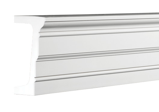 Corniche extérieure de façade en polyuréthane — 200 × 95 × 173 mm (réf. ARK-COR145)
