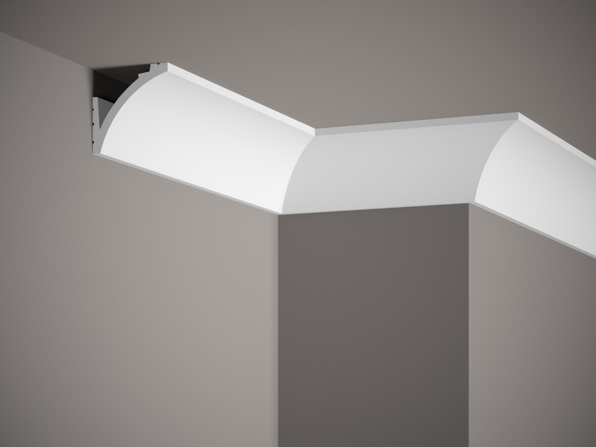 Corniche de plafond décorative en polyuréthane — 200 × 67 × 67 mm (réf. ARK-COR299)