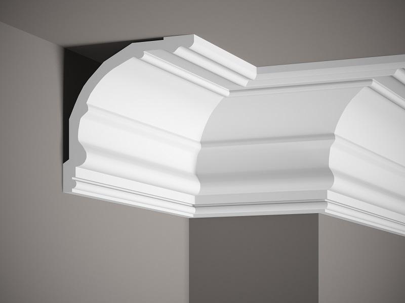 Corniche de plafond décorative en polyuréthane — 200 × 178 × 170 mm (réf. ARK-COR352)