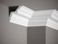 Corniche de plafond décorative en polyuréthane — 200 × 126 × 124 mm (réf. ARK-COR325)