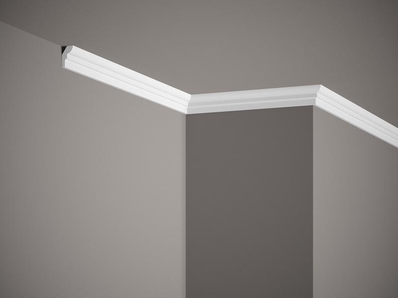 Corniche de plafond décorative en polyuréthane — 200 × 15 × 25 mm (réf. ARK-COR262)