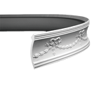 Corniche flexible en polyuréthane — 200 × 122 × 143 mm (réf. ARK-COR118)