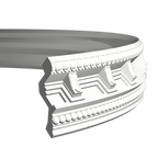 Corniche flexible en polyuréthane — 200 × 95 × 102 mm (réf. ARK-COR125)