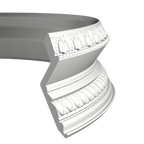 Corniche flexible en polyuréthane — 200 × 183 × 190 mm (réf. ARK-COR134)