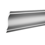 Corniche de plafond décorative en polyuréthane — 200 × 135 × 60 mm (réf. ARK-COR320)