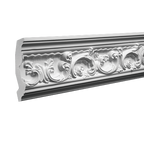 Corniche de plafond décorative en polyuréthane — 200 × 57 × 115 mm (réf. ARK-COR330)