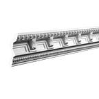 Corniche de plafond décorative en polyuréthane — 200 × 95 × 102 mm (réf. ARK-COR342)