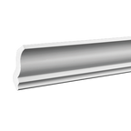 Corniche de plafond décorative en polymère — 200 × 63 × 60 mm (réf. ARK-COR029)