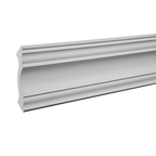 Corniche de plafond décorative en polymère — 200 × 80 × 84 mm (réf. ARK-COR032)