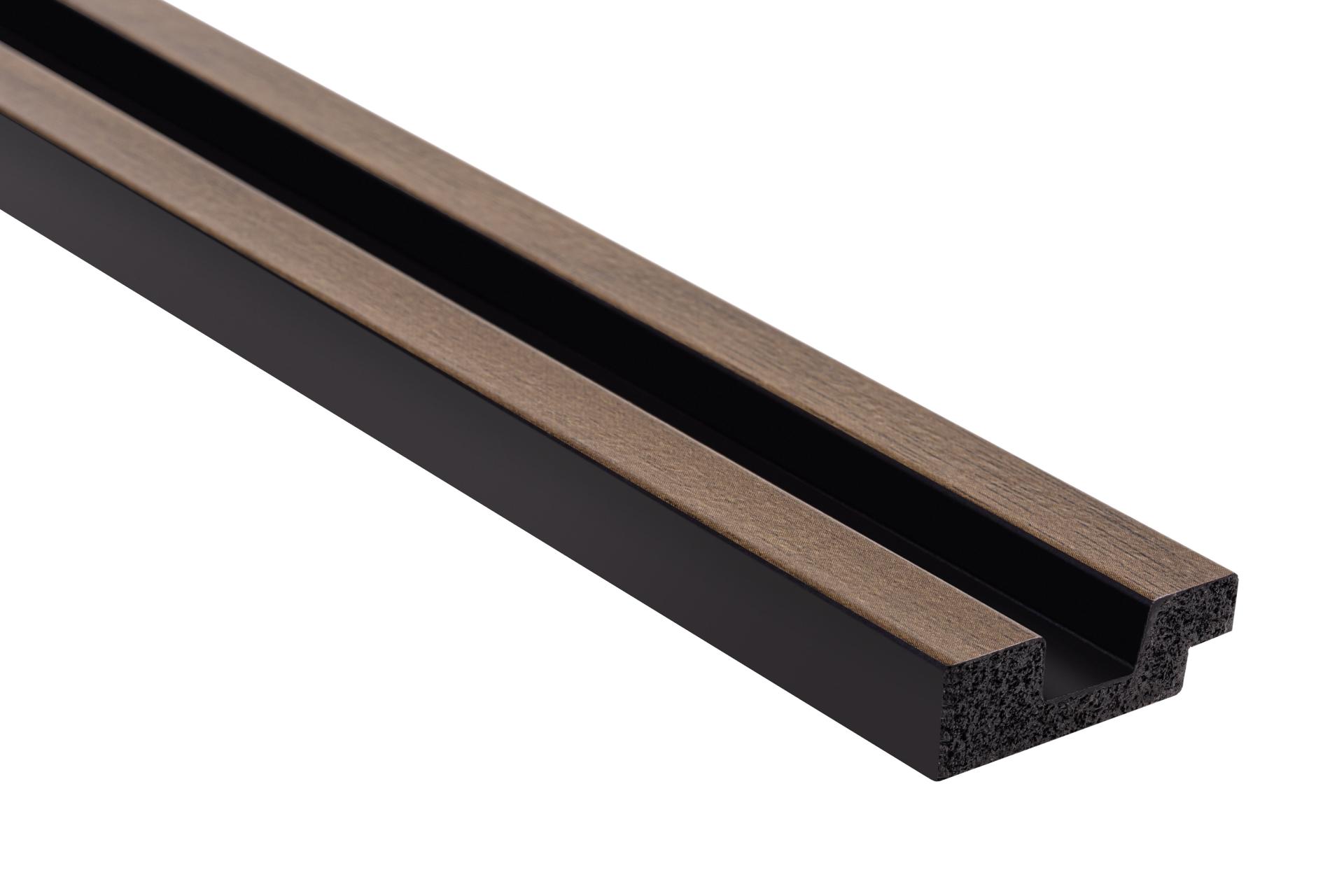 Élément de finition gauche Slim — chêne foncé 2700 mm (réf. ARK-PAN032)