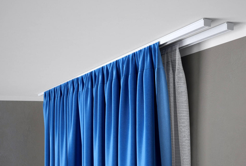 Kit rail à rideaux plafond double 100 cm ARKOS