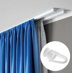 Kit rail à rideaux plafond double 150 cm ARKOS