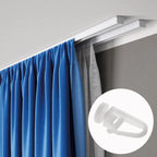 Kit rail à rideaux plafond double 200 cm ARKOS