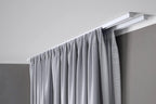 Kit rail à rideaux plafond double 200 cm ARKOS