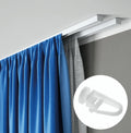 Kit rail à rideaux plafond double 250 cm ARKOS