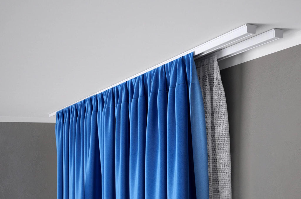 Kit rail à rideaux plafond double 250 cm ARKOS