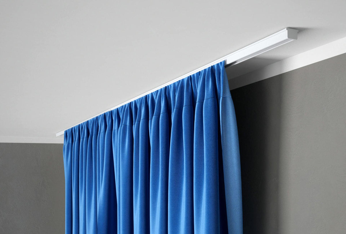 Kit rail à rideaux plafond simple 200 cm ARKOS
