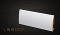 Plinthe décorative en MDF haute densité — hauteur 100 mm (réf. ARK-PLI065)