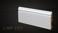 Plinthe décorative en MDF haute densité — hauteur 120 mm (réf. ARK-PLI075)