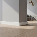 Plinthe MDF 80 mm blanche laquée – modèle 8/1 (80 x 16 x 2000 mm)