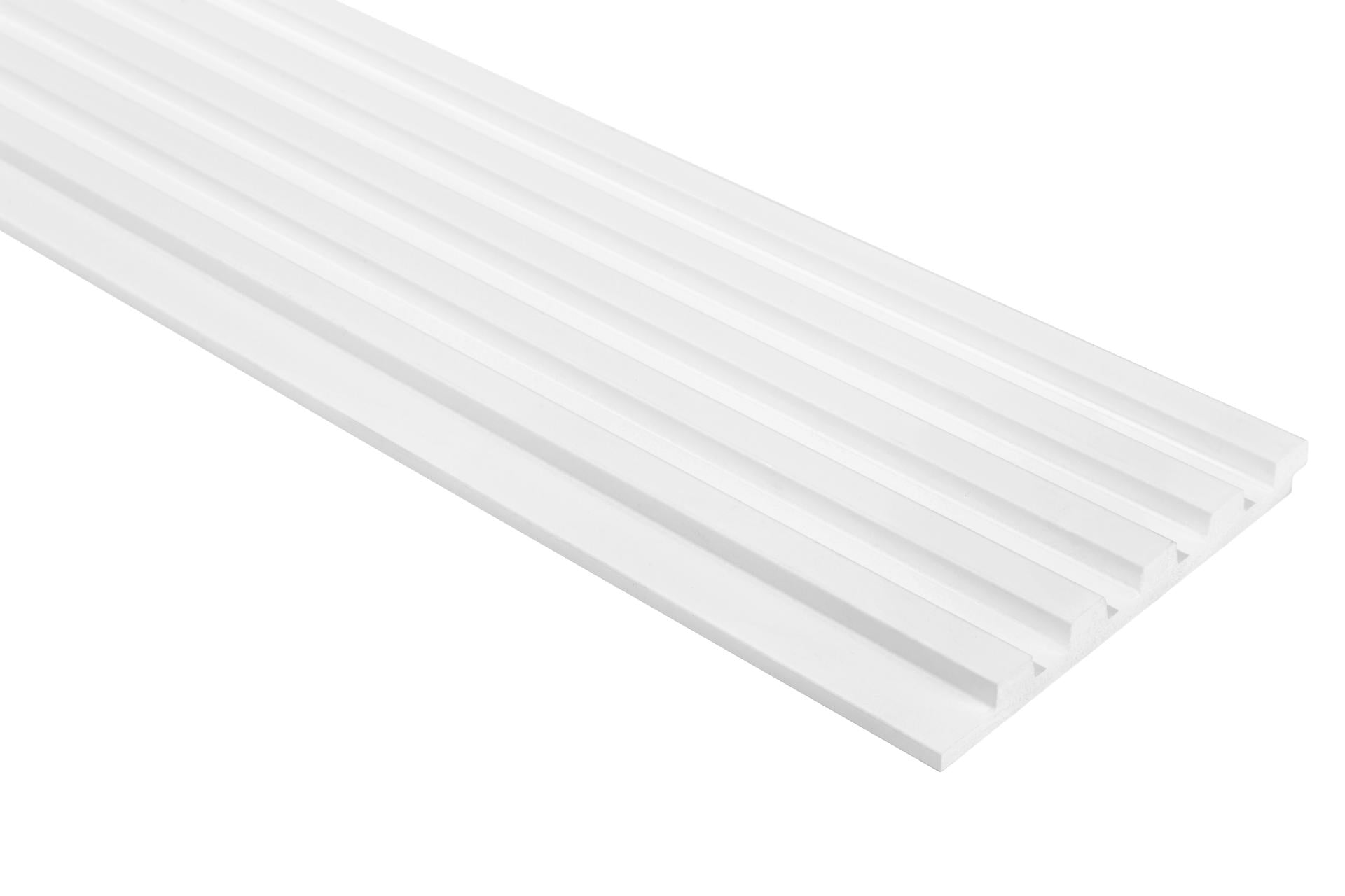 Panneau acoustique tasseaux bois Slim — blanc 2700 mm (réf. ARK-PAN019)