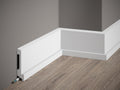 Plinthe décorative en polyuréthane — hauteur 110 mm (réf. ARK-PLI036)