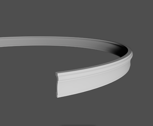 Moulure murale flexible en polyuréthane — 200 cm (réf. ARK-MOU049)