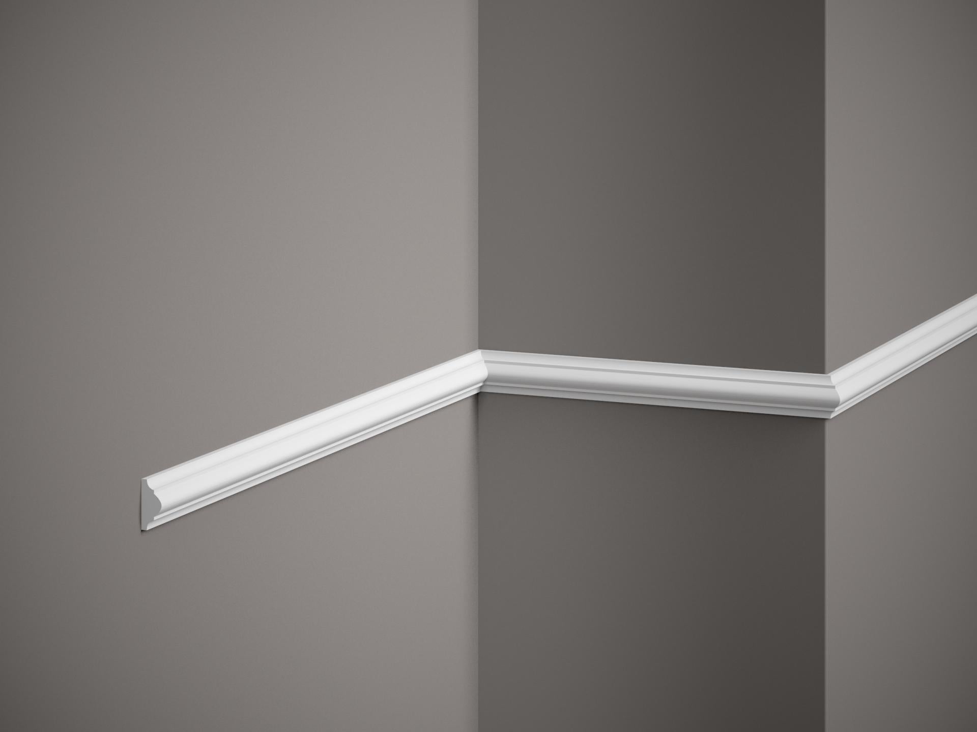 Moulure murale décorative en polyuréthane — 200 × 10 × 22 mm (réf. ARK-MOU112)