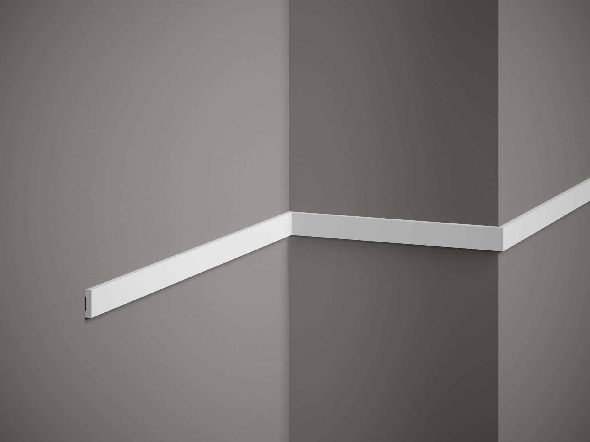 Moulure murale décorative en polyuréthane — 200 × 5 × 20 mm (réf. ARK-MOU113)